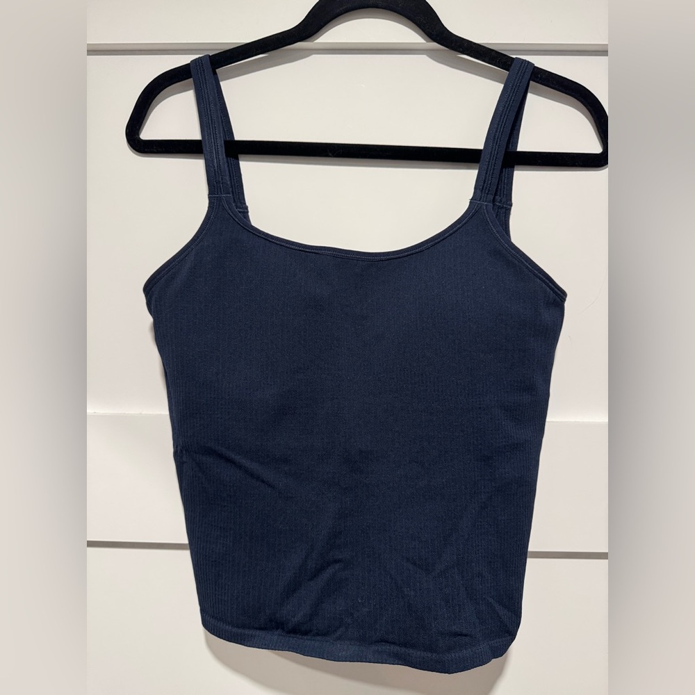 Lululemon Ebb to Street Scoop-Neck Cropped Tank Top